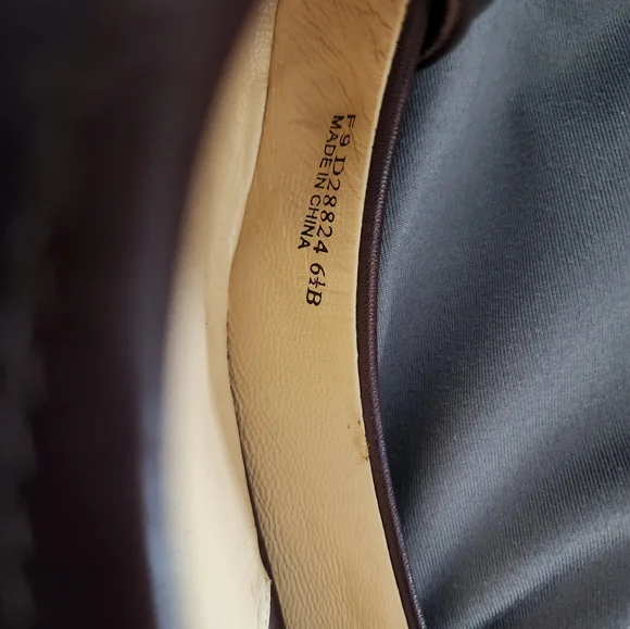 Women's Cole Haan Slip On Round  Toe Buckle Brown 6.5 - Picture 4 of 12